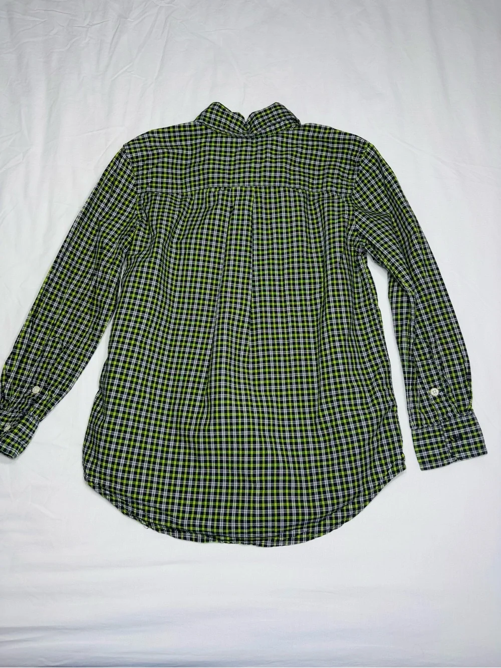 Ralph Lauren Bundle Blue Gingham & Green Plaid Button-Down Shirts